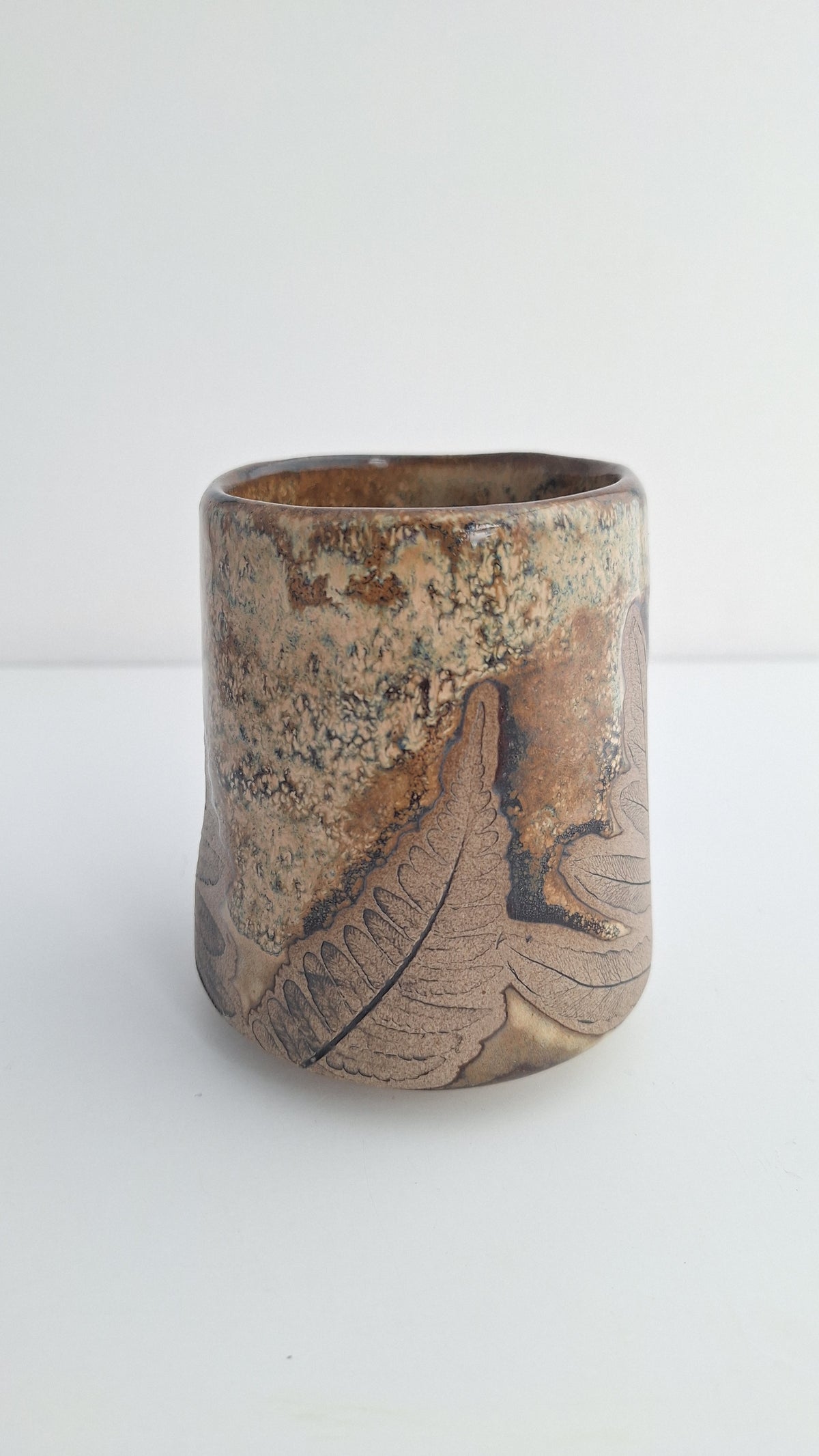 Fern Tumbler - Botanical imprint