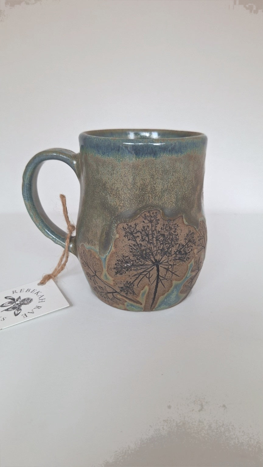 Queen Anne's Lace Mug - Botanical Imprint