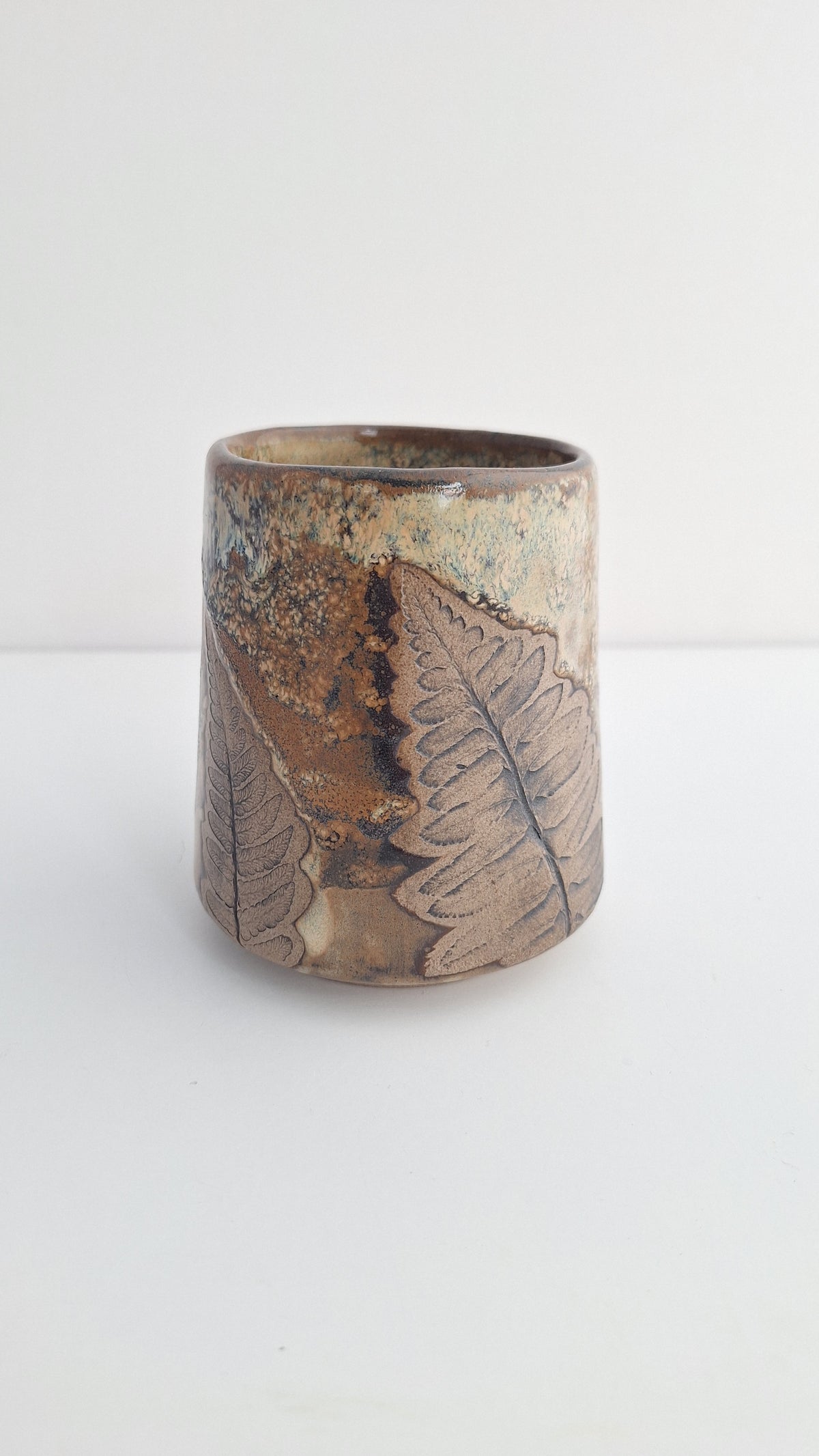 Fern Tumbler - Botanical imprint