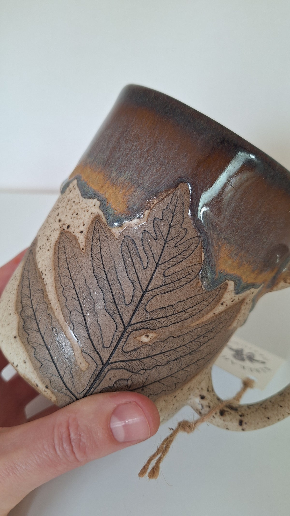 Wild Fern Big Mug - Botanical Imprint
