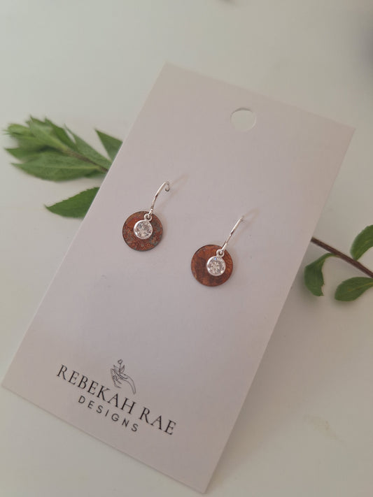 Tiny Moonbeam Earrings