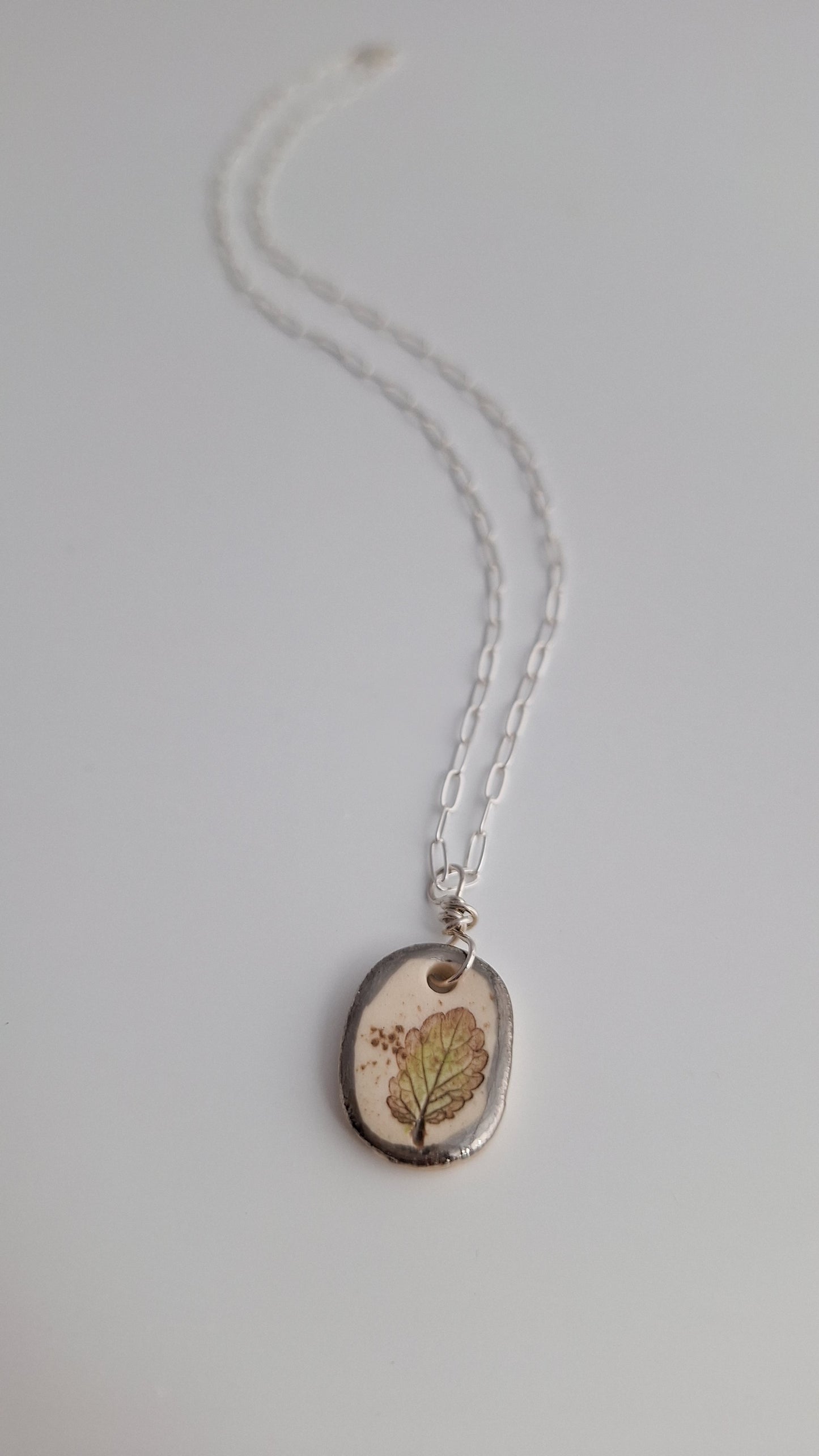 Little Coleus Necklace - Ceramic