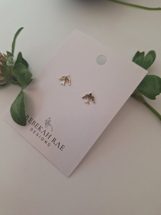 Sparrow Post Earrings - sterling