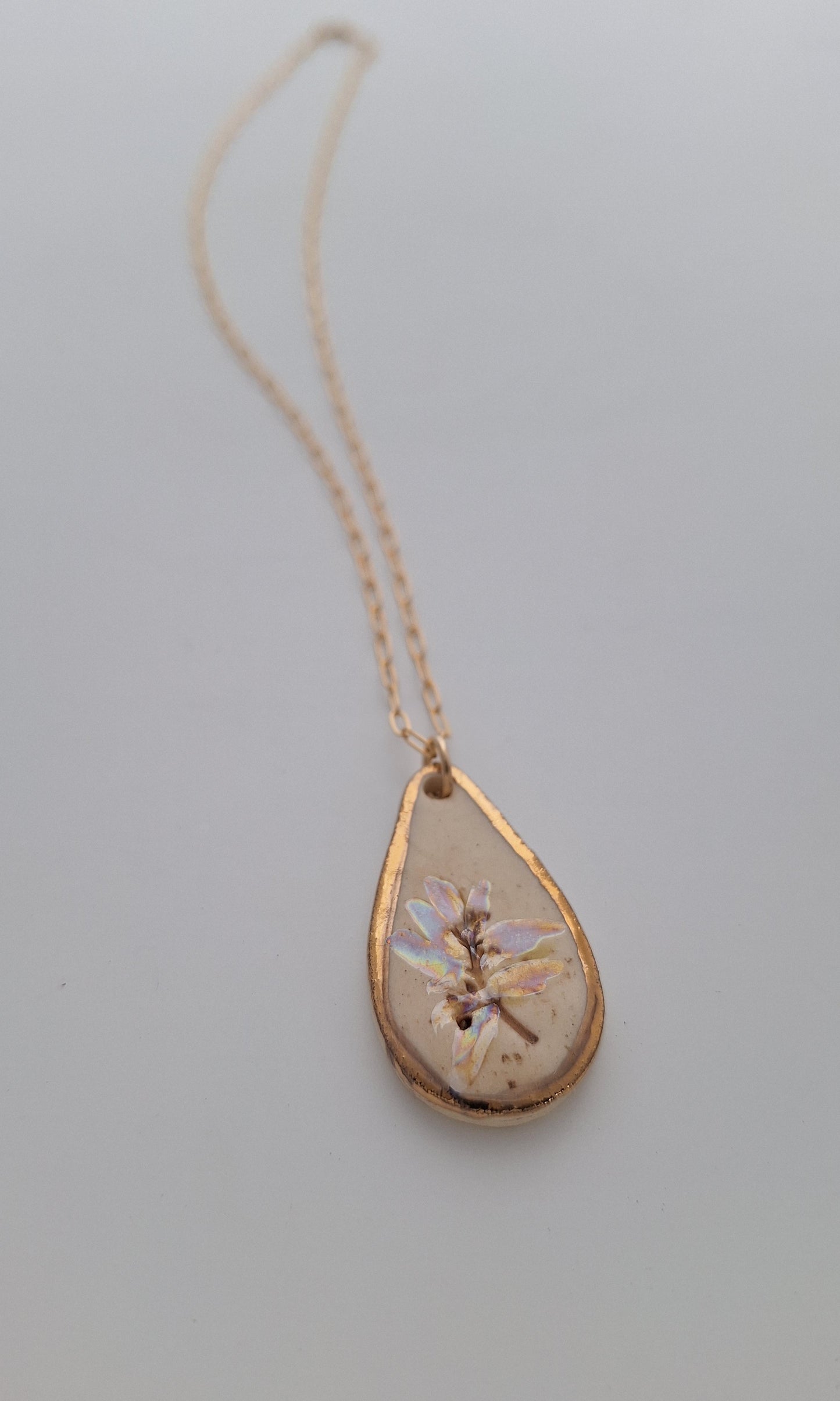 Wild Knotweed Necklace - Ceramic