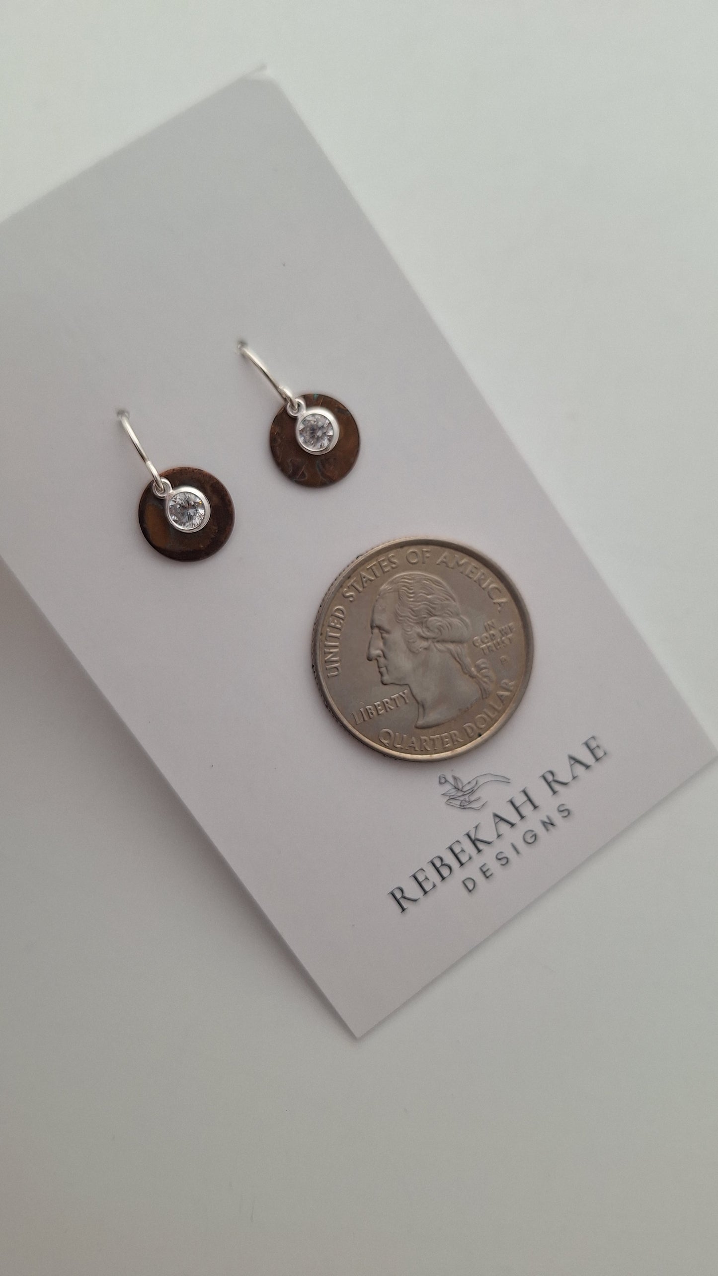 Tiny Moonbeam Earrings